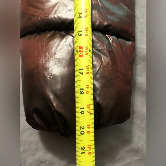 American Eagle shiny puffer coat M - Picture 12 of 15